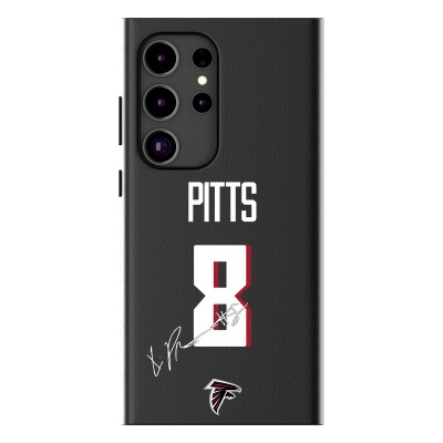 Atlanta Falcons Kyle Pitts Keyscaper Black Galaxy Magnetic Bump Case