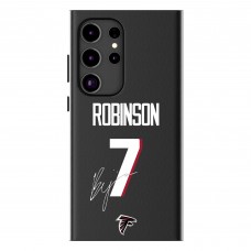 Atlanta Falcons Bijan Robinson Keyscaper Black Galaxy Magnetic Bump Case
