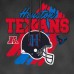 Толстовка Houston Texans New Era Black Identity Helmet Enzyme Washed
