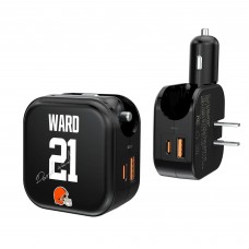 Denzel Ward Cleveland Browns Keyscaper Ready 2-in-1 USB Charger