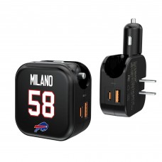 Matt Milano Buffalo Bills Keyscaper Ready 2-in-1 USB Charger