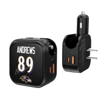 Mark Andrews Baltimore Ravens Keyscaper Ready 2-in-1 USB Charger