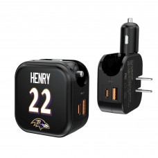 Derrick Henry Baltimore Ravens Keyscaper Ready 2-in-1 USB Charger