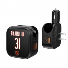Kevin Byard III Chicago Bears Keyscaper Ready 2-in-1 USB Charger