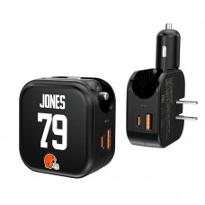 Dawand Jones Cleveland Browns Keyscaper Ready 2-in-1 USB Charger