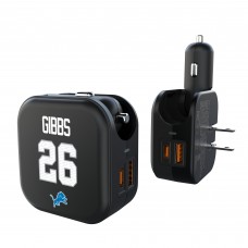 Jahmyr Gibbs Detroit Lions Keyscaper Ready 2-in-1 USB Charger