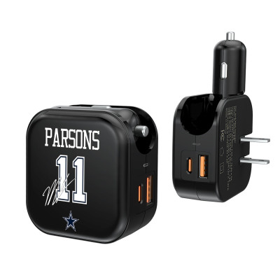 Micah Parsons Dallas Cowboys Keyscaper Ready 2-in-1 USB Charger