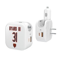 Kevin Byard III Chicago Bears Keyscaper Ready 2-in-1 USB Charger