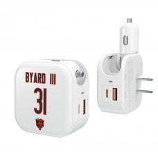 Kevin Byard III Chicago Bears Keyscaper Ready 2-in-1 USB Charger