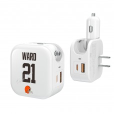 Denzel Ward Cleveland Browns Keyscaper Ready 2-in-1 USB Charger