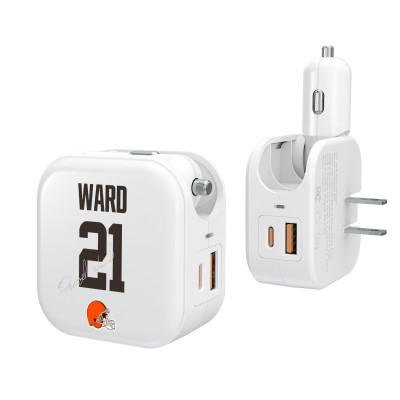 Denzel Ward Cleveland Browns Keyscaper Ready 2-in-1 USB Charger