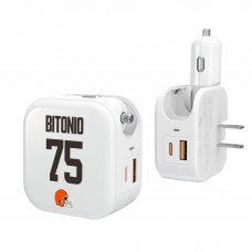 Joel Bitonio Cleveland Browns Keyscaper Ready 2-in-1 USB Charger