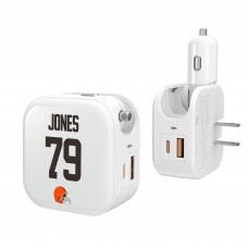 Dawand Jones Cleveland Browns Keyscaper Ready 2-in-1 USB Charger