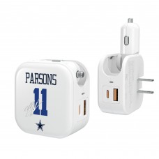 Micah Parsons Dallas Cowboys Keyscaper Ready 2-in-1 USB Charger