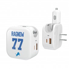Frank Ragnow Detroit Lions Keyscaper Ready 2-in-1 USB Charger