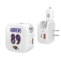 Mark Andrews Baltimore Ravens Keyscaper Ready 2-in-1 USB Charger
