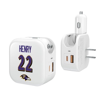 Derrick Henry Baltimore Ravens Keyscaper Ready 2-in-1 USB Charger
