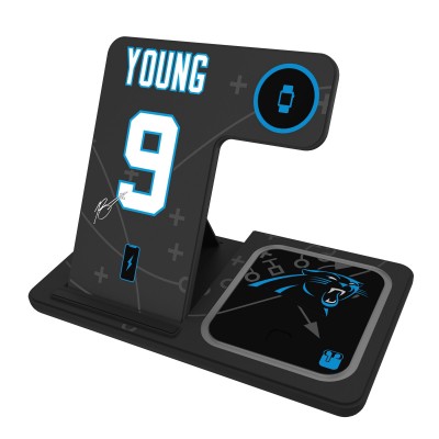 Bryce Young Carolina Panthers Keyscaper Ready 3-in-1 Charging Station