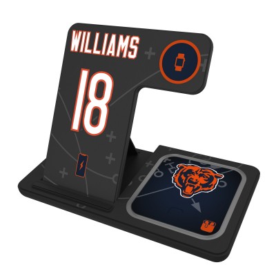 Caleb Williams Chicago Bears Keyscaper Ready 3-in-1 Charging Station