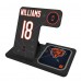 Caleb Williams Chicago Bears Keyscaper Ready 3-in-1 Charging Station