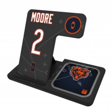 D.J. Moore Chicago Bears Keyscaper Ready 3-in-1 Charging Station