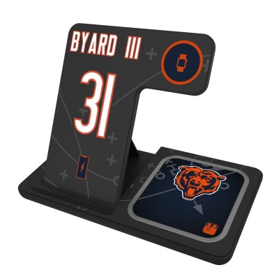 Kevin Byard III Chicago Bears Keyscaper Ready 3-in-1 Charging Station