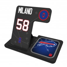 Matt Milano Buffalo Bills Keyscaper Ready 3-in-1 Charging Station