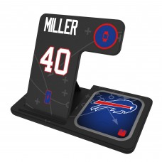 Von Miller Buffalo Bills Keyscaper Ready 3-in-1 Charging Station