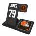 Dawand Jones Cleveland Browns Keyscaper Ready 3-in-1 Charging Station