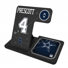 Dak Prescott Dallas Cowboys Keyscaper Ready 3-in-1 Charging Station