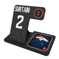 Patrick Surtain Denver Broncos Keyscaper Ready 3-in-1 Charging Station