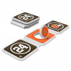 Cleveland Browns Nick Chubb Keyscaper 3-in-1 Foldable Charger
