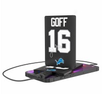 Detroit Lions Jared Goff Keyscaper Credit Card Powerbank