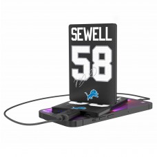 Detroit Lions Penei Sewell Keyscaper Credit Card Powerbank