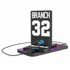 Detroit Lions Brian Branch Keyscaper Credit Card Powerbank