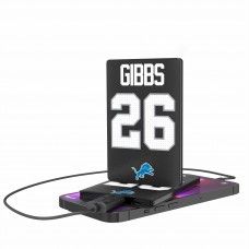 Detroit Lions Jahmyr Gibbs Keyscaper Credit Card Powerbank