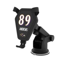 Baltimore Ravens Mark Andrews Keyscaper Black Wireless Car Charger