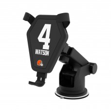 Cleveland Browns Deshaun Watson Keyscaper Black Wireless Car Charger