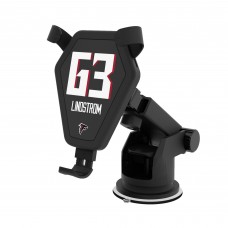 Atlanta Falcons Chris Lindstrom Keyscaper Black Wireless Car Charger
