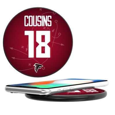 Atlanta Falcons Kirk Cousins Keyscaper Black Wireless Charging Station