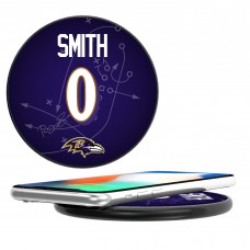 Baltimore Ravens Roquan Smith Keyscaper Black Wireless Charging Station