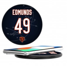 Chicago Bears Tremaine Edmunds Keyscaper Black Wireless Charging Station