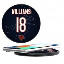Chicago Bears Caleb Williams Keyscaper Black Wireless Charging Station