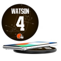 Cleveland Browns Deshaun Watson Keyscaper Black Wireless Charging Station