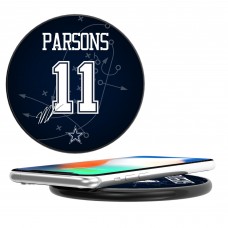 Dallas Cowboys Micah Parsons Keyscaper Black Wireless Charging Station