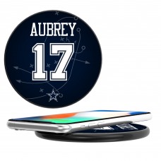 Dallas Cowboys Brandon Aubrey Keyscaper Black Wireless Charging Station