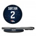 Denver Broncos Patrick Surtain Keyscaper Black Wireless Charging Station