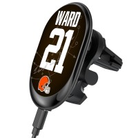 Cleveland Browns Denzel Ward Keyscaper Wireless Magnetic Car Charger