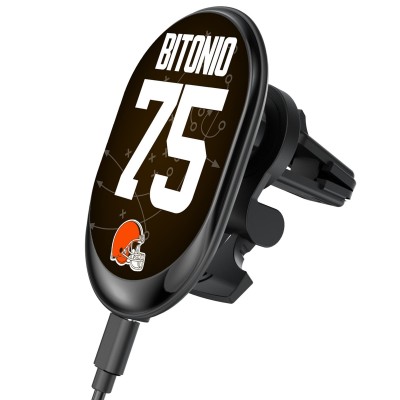 Cleveland Browns Joel Bitonio Keyscaper Wireless Magnetic Car Charger