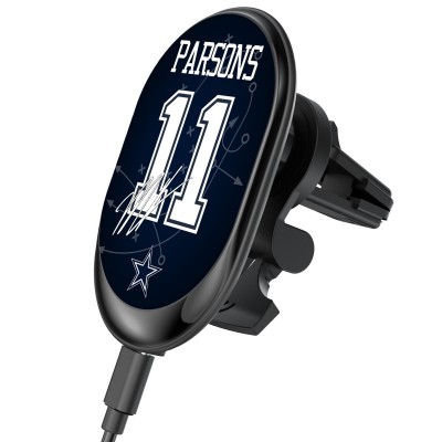 Dallas Cowboys Micah Parsons Keyscaper Wireless Magnetic Car Charger